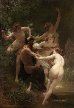 Ninfas y sátiras William Adolphe Bouguereau Pinturas al óleo